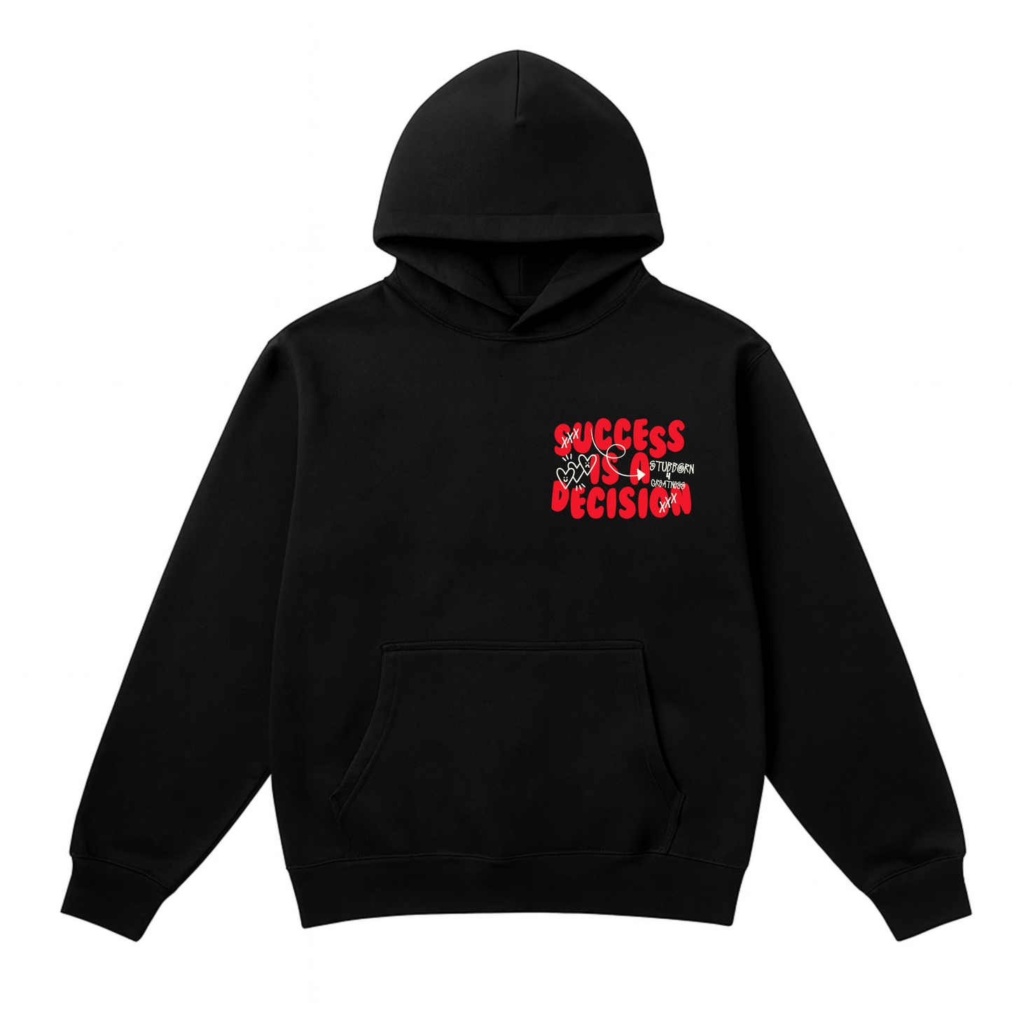 Embroidered Success is a Decision Hoodie