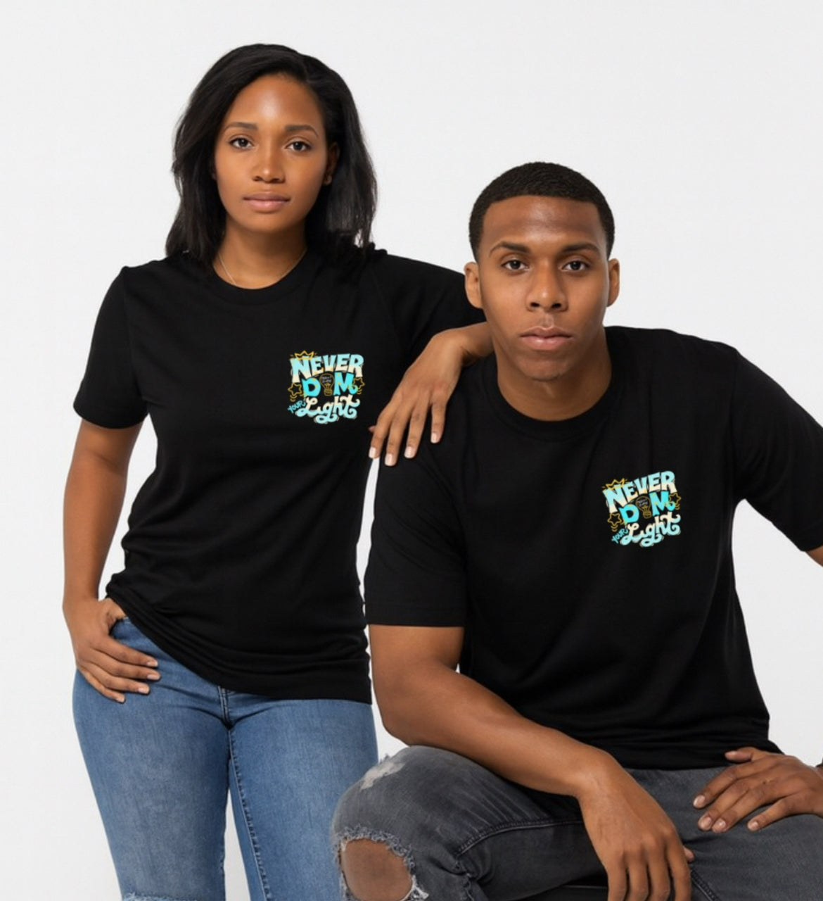 Never Dim Your Light Twisted Tee