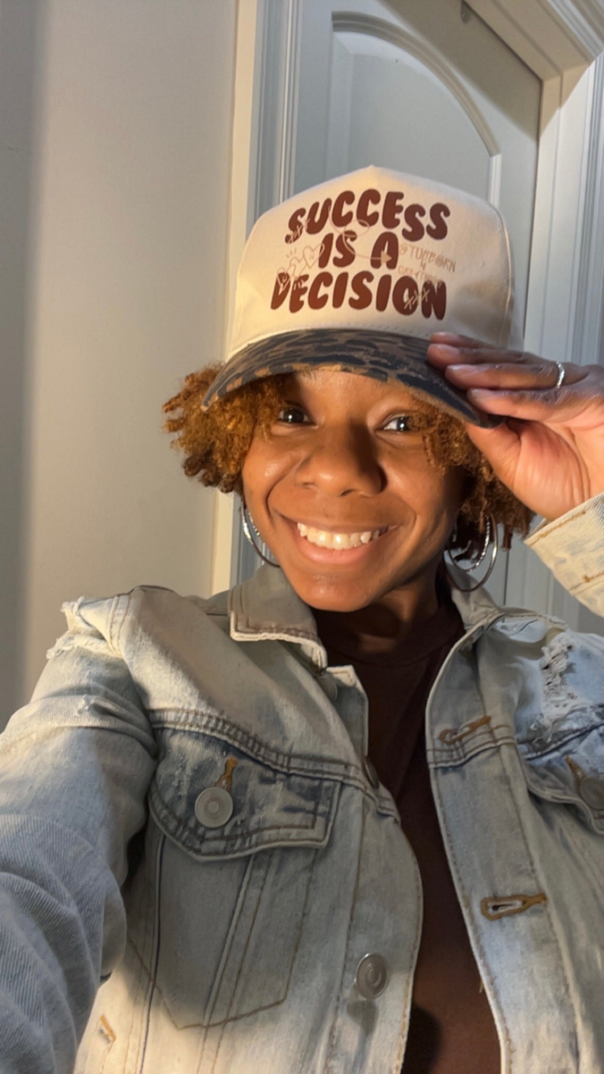 Leopard Brim Success Hat