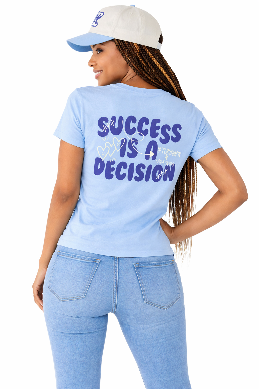 Denim Bleu Success is a Decision Tee