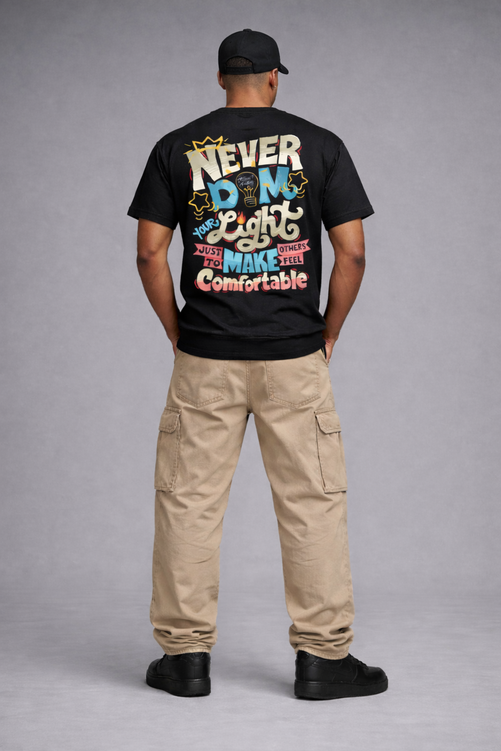 Never Dim Your Light Bubblegum Tee